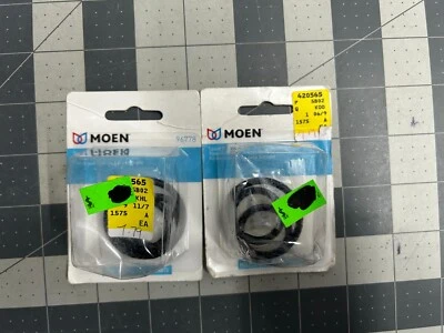 2-pack lot GENUINE MOEN Chateau or Extensa Faucets 96778 & 117 Spout O-Ring Kit - Изображение 1 из 2