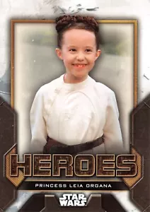 2023 Topps Star Wars Obi-Wan Kenobi Season 1 HEROES Insert H-2 / PRINCESS LEIA - Picture 1 of 2