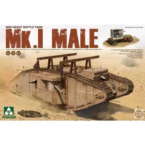 Takom #2031 1/35 WWI Heavy Battle Tank Mk.I Male 2 in 1 - Picture 1 of 1