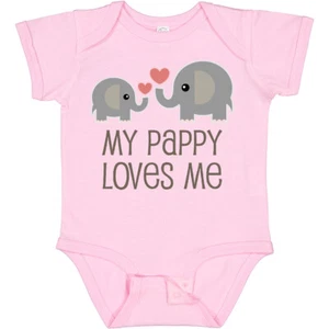 Inktastic My Pappy Grandpa Loves Me Baby Bodysuit From Grandchild Boys Girls Hws - Picture 1 of 8