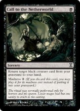 WOTC MtG Time Spiral Call to the Netherworld (C) (Foil) EX