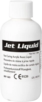 Lang Dental 1403 - Acrylic Tooth Jet Denture Repair Liquid 118 ml (4 oz.)