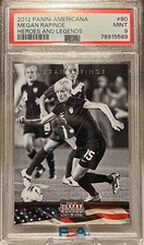 2012 Panini Americana Megan Rapinoe Heroes and Legends #80 PSA 9!