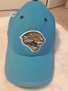 CAPPELLO JACKSONVILLE JAGUARS NUOVO SENZA ETICHETTE TEAL MVP NFL FOOTBALL CLASSICO BERRETTO REGOLABILE - Foto 1 di 4