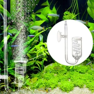 Fish Tank Aquarium Plant Glass CO2 Diffuser Bubble Atomizer Solenoid Regular UK - Picture 1 of 10