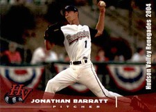 2004 Hudson Valley Renegades Grandstand #2 Jonathan Barratt Springfield Missouri
