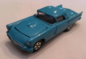 Vintage 1981 ERTL 1957 '57 Blue Ford Thunderbird Diecast Metal Model Toy Car - Picture 1 of 9
