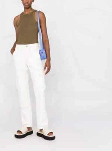 Frame Le Slouch Multiple-Pocket Straight-Leg Hose Utility Jeans Creme 26 - Bild 1 von 10