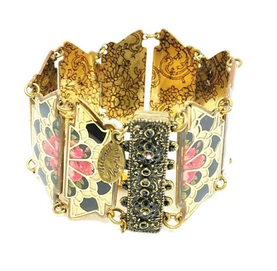 Pulsera Esmalte Colorido Único Michal Negrin Llena de Presencia. Foto 1 de 4