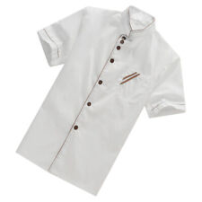  Koszule rekreacyjne dla mężczyzn letnie bluzki białe luźne spodnie robocze