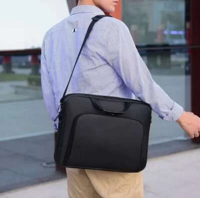17in Water-Resistant Laptop Sleeve Notebook Case Computer Bag w/ Shoulder Strap - Image 1 of 4