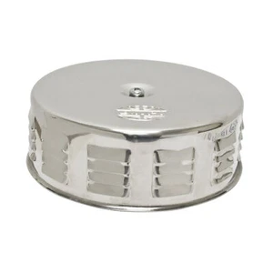 Empi Chrome Louvered Air Cleaner for Solex PICT Carbs - 2 Inch Inlet 00-8674-0 - Picture 1 of 3