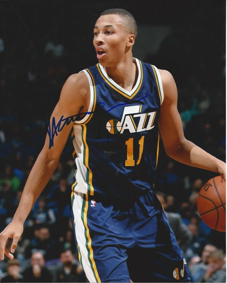 Dante Exum с автографом 8 x 10 Юта джаз Бесплатная доставка B128 - Изображение 1 из 1