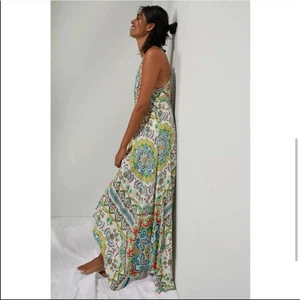 Anthropologie Ella Halter Pañuelo Maxi Vestido Talla XS / Pequeño - Imagen 1 de 15