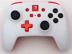 Mando Inalámbrico Mejorado PowerA Nintendo Switch Blanco Rojo Licencia Oficial - Imagen 1 de 13