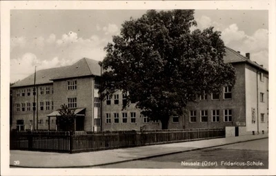 Ak Nowa Sól Neusalz Oder Ostbrandenburg, Fridericus Schule - 4668483 - Bild 1 von 2
