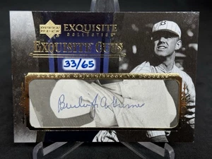 2006 Upper Deck Exquisite Cuts Burleigh Grimes Cut Auto 33/65 EC-BG - Picture 1 of 2