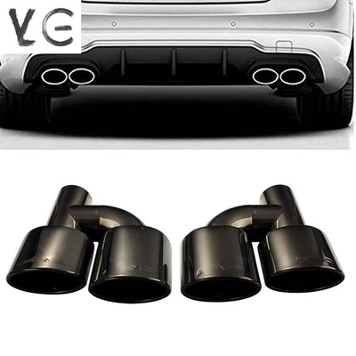 Puntas de escape izquierda derecha para Mercedes Benz AMG W212 E350 E400 C63 C300 C350 W204 Foto 1 de 4