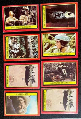 Vintage 1977 Star Wars Card Lot (8) Red Series 2 VGVGEX - Image 1 of 4