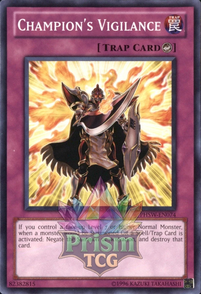 Champion's Vigilance PHSW-EN074 Yugioh - Image 1 of 1