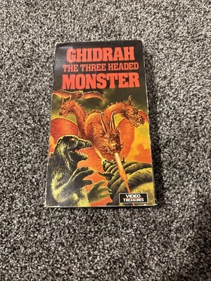 Ghidrah The Three Headed Monster VHS, 1988 starring Godzilla, Rodan & Mothra - Image 1 of 3