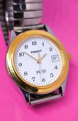 Ladies Vintage TISSOT PR50 Swiss  Watch Sapphire Crystal - Image 1 of 4