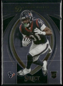2022 Panini Select Select Certified Rookies Dameon Pierce #SCR-25 Houston Texans - Picture 1 of 2