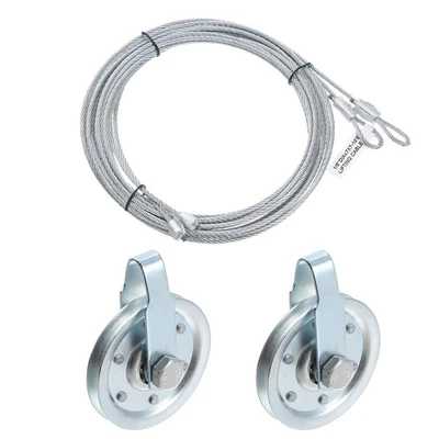 Garage Door Pulley and Cable Replacement Kit 76mm Door Pulley and 10.6ft Cable Foto 1 de 4