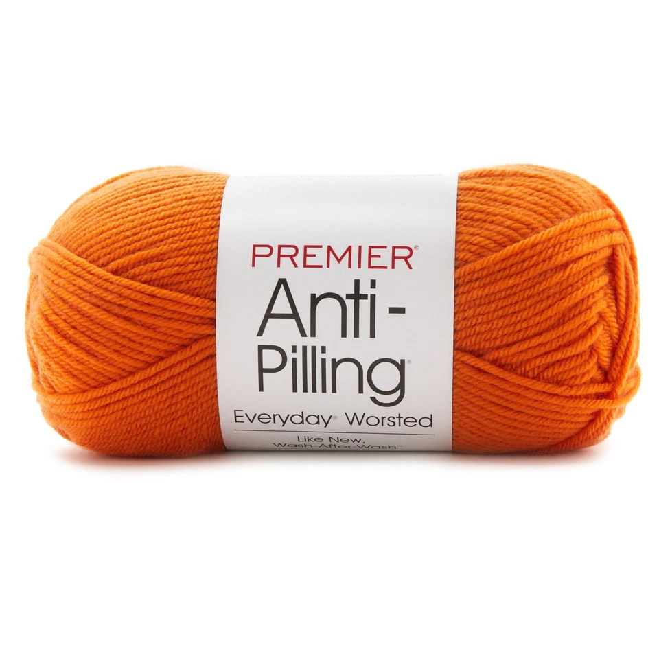 Premier Anti-Pilling Everyday Worsted Yarn-Pumpkin - 3 Pack - Image 1 of 1
