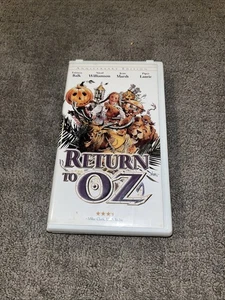 Return to Oz (VHS,1985) Rare Widescreen Collectors Edition Tested Plays Great - Foto 1 di 3