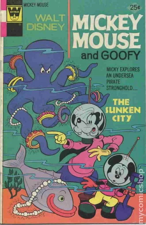 Mickey Mouse #159 VG 1975 Whitman Stock Image Low Grade - Image 1 of 1