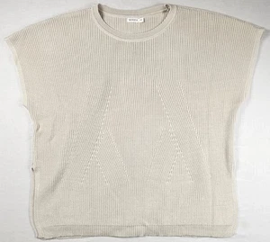 Mersea Sweater Vest Womens One Size Lisbon Cream Cable Knit - Picture 1 of 6