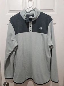 The North Face Glacier Snap Neck Fleecepullover Pullover Jadegrün Damen XL - Bild 1 von 3