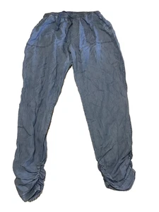 THREAD SUPPLY Damen Gr. X geraffte Hose Tasche Jogger Chambray Kordelzug - Bild 1 von 8