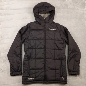Burton Jacket Mens Small Black The White Collection Puff The Magic Snowboard - Picture 1 of 20