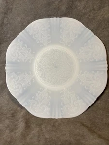 MacBeth-Evans American Sweetheart Monax White Plate 11.5" Depression Glass VTG - Picture 1 of 6