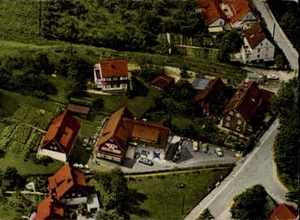 BAD GRUND Harz Fliegeraufname Pension Heims Luftbild AK Postkarte ca. 60er Jahre - Bild 1 von 1