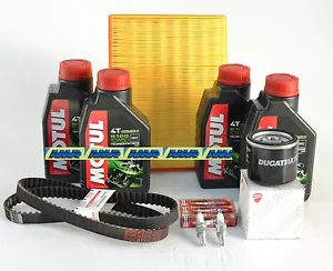 DUCATI MONSTER 620 IE KIT TAGLIANDO FILTRI + MOTUL 5100 15W50 CANDELE + CINGHIE - Imagen 1 de 1
