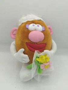 Plush Mrs. Potato Head Wedding Bride Stuffed Animal - Hasbro - 1999 - 8" Tall - Picture 1 of 3