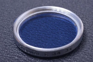 ✅ LORDOMAT BLUE 34MM 3X FILTER GENUINE LENS OR CAMERA SCREW IN 15-1 - Picture 1 of 2