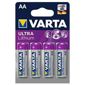 Batteria Varta 1,5V AA Stilo Ultra Lithium confezione da 4 pile al Litio - Foto 1 di 1