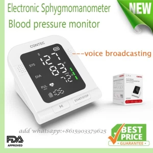Monitoraggio pressione sanguigna braccio superiore misuratore frequenza cardiaca portatile monitor BP LED - Foto 1 di 11