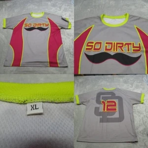 San Diego Jersey Unisex XL Gray So Dirty Graphic Short Sleeve Crew Neck Athletic - Picture 1 of 9