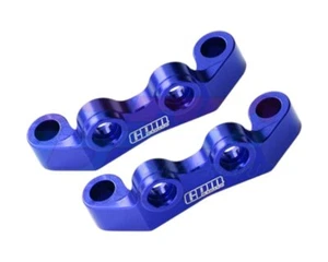 GPM Racing Alu Querlenker Halter oben blau vorne oder hinten für Tamiya TT02  .. - Bild 1 von 1