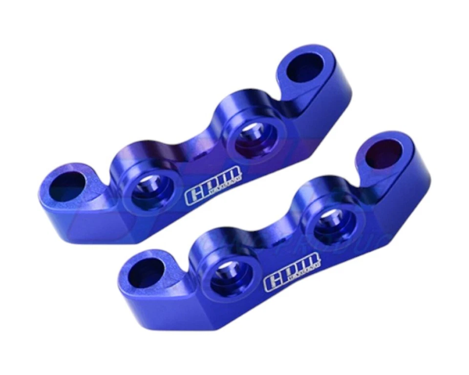 GPM Racing Alu Querlenker Halter oben blau vorne oder hinten für Tamiya TT02  .. - Bild 1 von 1