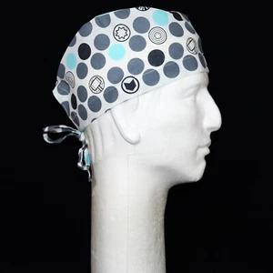 Avenge Superheroes Dots Theme Scrub Hat - Picture 1 of 1