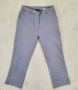 Vintage High Waisted Grey Capri Pants - Picture 1 of 8