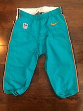  MIAMI DOLPHINS Team Issued/Game Teal Nike Pants-Pull String Size 28