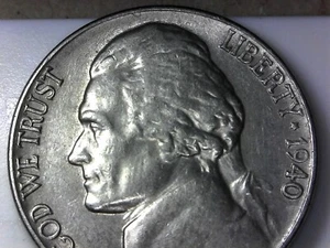 1940 P. Jefferson Nickel Z - 34 - Bild 1 von 8
