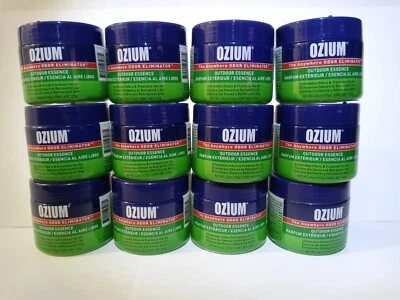 12 Ozium 4.5oz Outdoor Essence Smoke & Odors Eliminator Gel Car Air Freshener